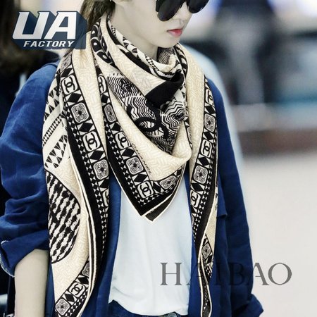 Chanel Cashmere Square Scarf