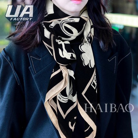 Chanel Cashmere Square Scarf