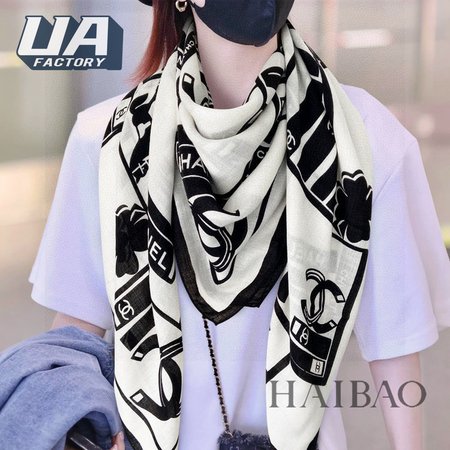 Chanel Cashmere Square Scarf