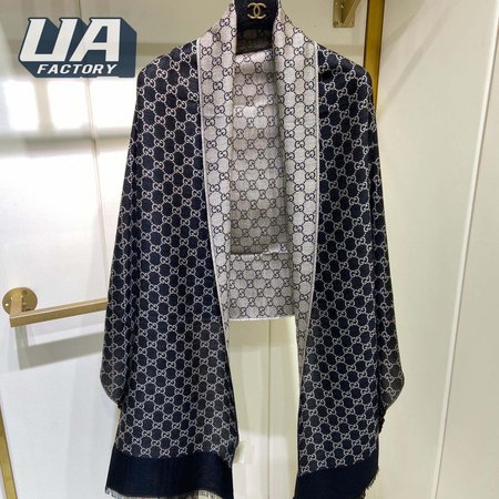 Gucci Double G Monogram Long Scarf