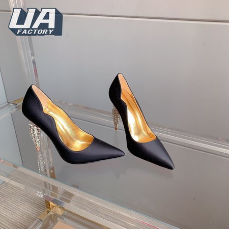 Christian Louboutin Women's Lipstrass 100 Satin Pump