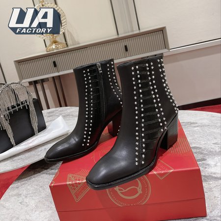 Christian Louboutin Studded Ankle Boots