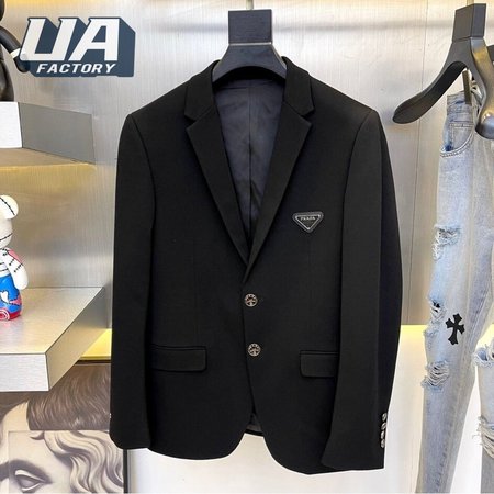 Prada Single-breasted Wool Jacket 48-56