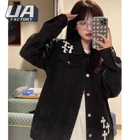 Chrome Hearts Denim Jacket Black M-XL