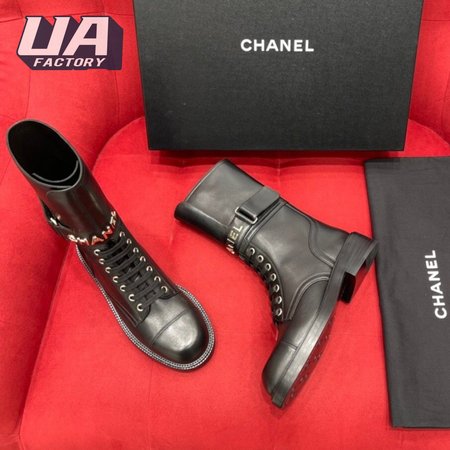Chanel Ankle Boots Black 35-40
