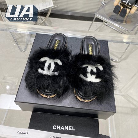 Chanel Slippers Black 35-40