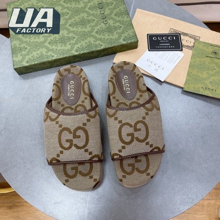 Gucci Jumbo GG Platform Slide 35-45