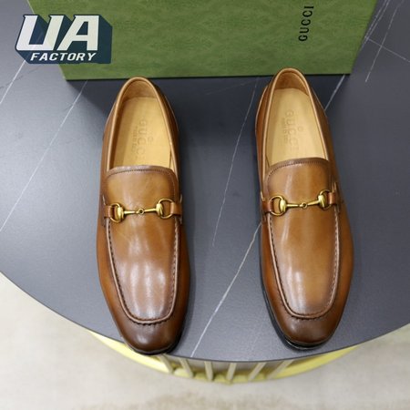 Gucci Jordaan Leather Loafer Brown 38-44