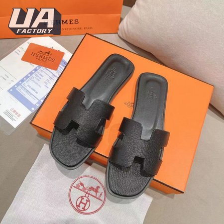 Hermes Oran Sandal Black 35-40