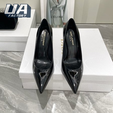 YSL Opyum Pumps In Patent Leather With Gold-Tone Heel 35-39